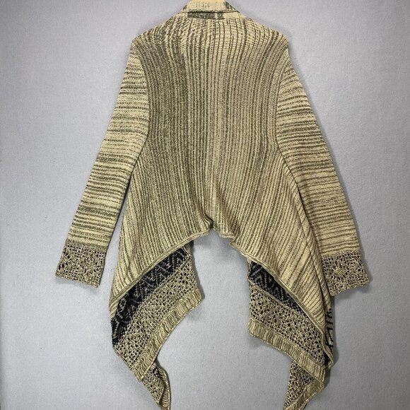 Akira Chicago Sweater Cardigan Womens Large Waterfall Boho Southwestern Soft - Picture 14 of 14